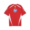 Puma Ferrari T-Shirt Sf Replica Drivers Rosso Uomo