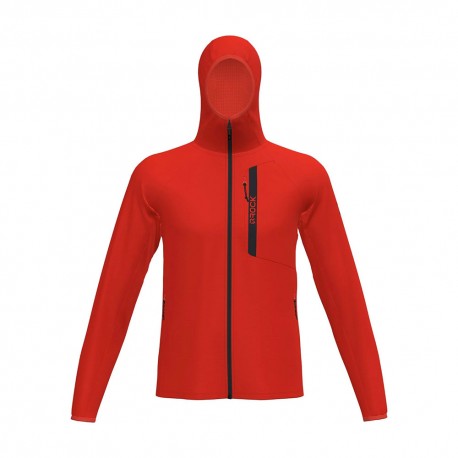 Rock Experience Felpa In Pile Arrows 2.0 Hoodie Cherry Tomato Uomo