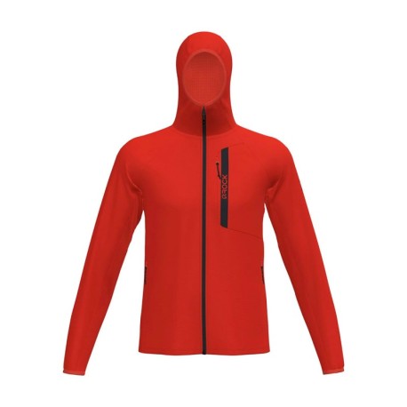 Rock Experience Felpa In Pile Arrows 2.0 Hoodie Cherry Tomato Uomo