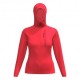 Rock Experience Felpa In Pile Arrows 2.0 Hoodie Fiery Coral Donna