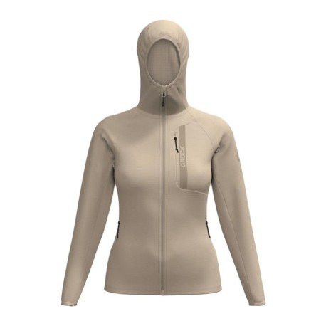 Rock Experience Felpa In Pile Arrows 2.0 Hoodie Humus Donna