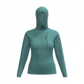 Rock Experience Felpa In Pile Arrows 2.0 Hoodie Oil Blue Donna