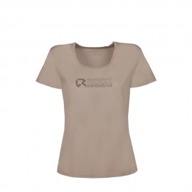 Rock Experience T-Shirt Trekking Tangerine Trip Humus Donna