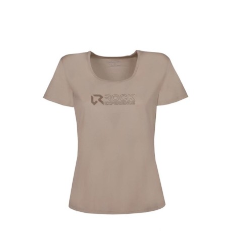 Rock Experience T-Shirt Trekking Tangerine Trip Humus Donna