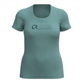 Rock Experience T-Shirt Trekking Tangerine Trip Oil Blue Donna