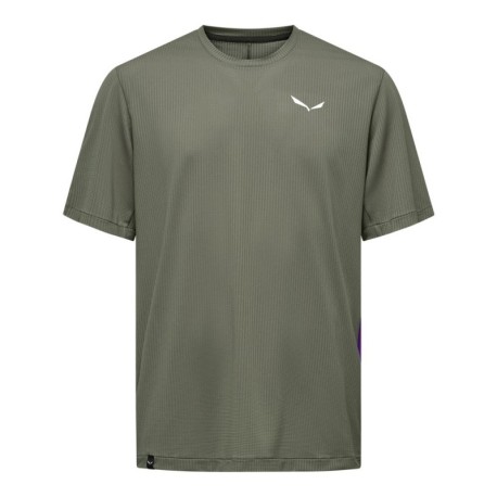 Salewa T-Shirt Trekking Pedroc Dry Light Faded Verde Uomo