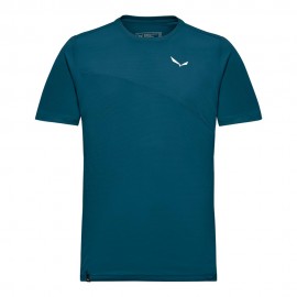 Salewa T-Shirt Trekking Sporty Pound Blue Uomo