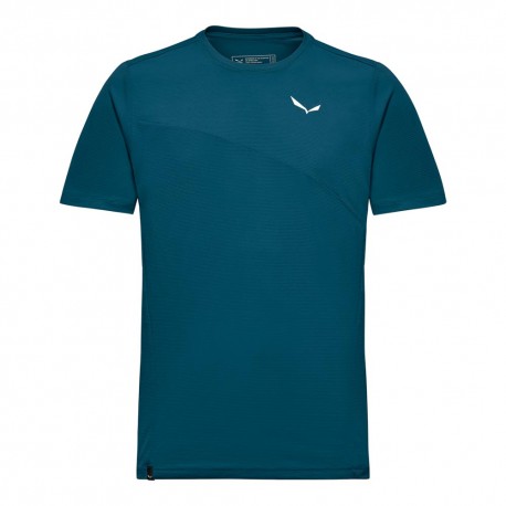 Salewa T-Shirt Trekking Sporty Pound Blue Uomo