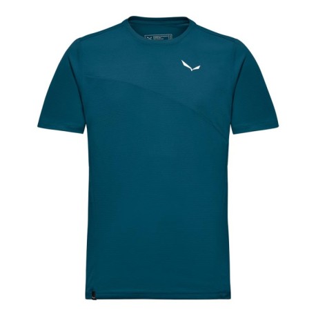 Salewa T-Shirt Trekking Sporty Pound Blue Uomo