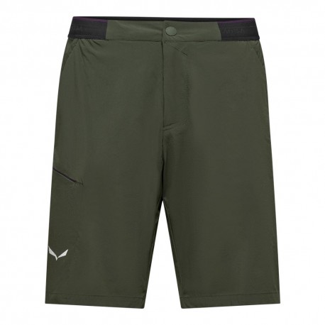 Salewa Pantaloni Corti Trekking Pedroc 4 Dst Cargo Dark Olive Uomo