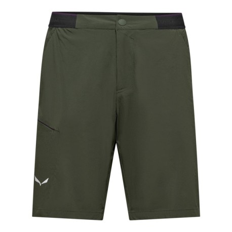 Salewa Pantaloni Corti Trekking Pedroc 4 Dst Cargo Dark Olive Uomo