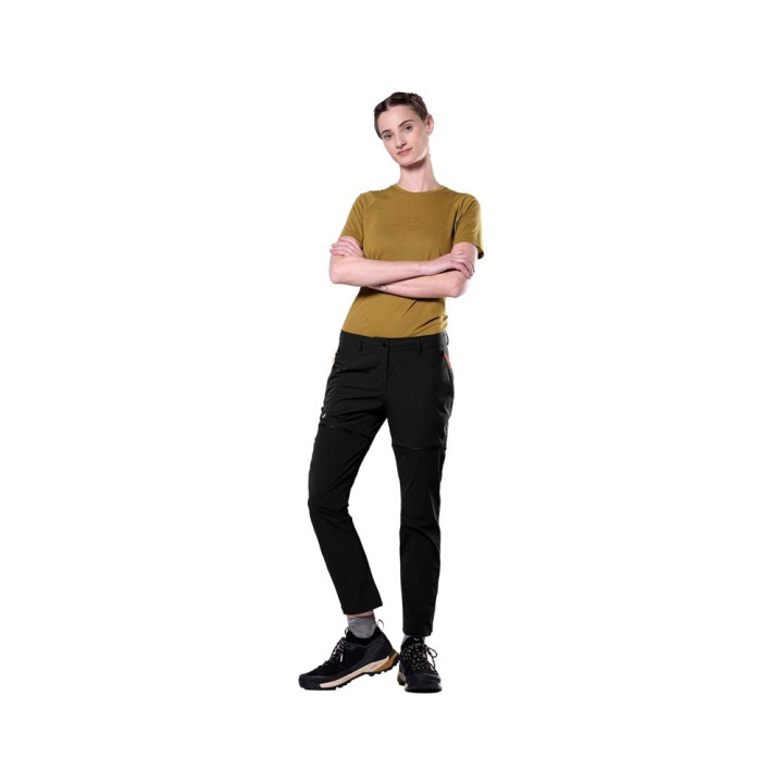 Salewa Pantaloni Trekking Convertibile Puez Talvena Nero Out Donna
