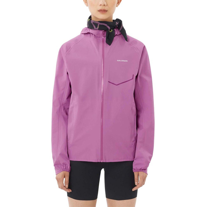 Salomon Giacca Trekking Bonatti Iris Orchid Donna