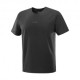 Salomon T-Shirt Trekking Trackline Deep Nero Uomo
