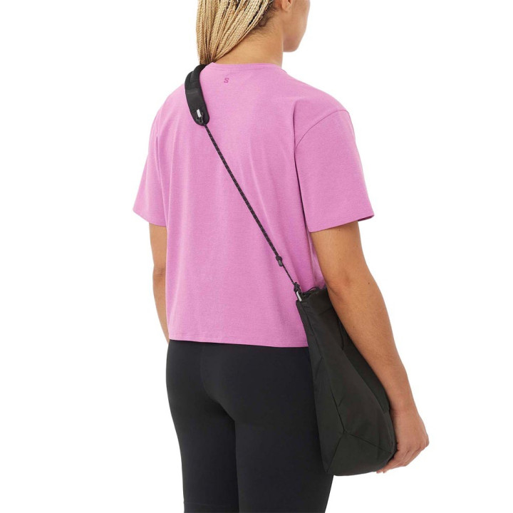 Salomon T-Shirt Trekking Trackline Iris Orchid Donna