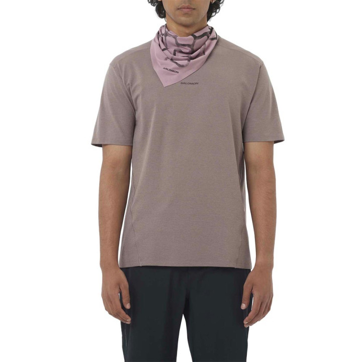 Salomon T-Shirt Trekking Trackline Iron Uomo
