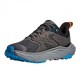 Hoka Anacapa 2 Low GORE-TEX Satellite Grigio Nero - Scarpe Trekking Uomo