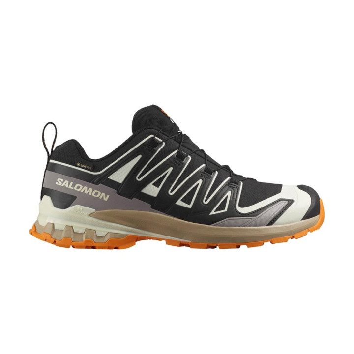 Salomon Xa Pro 3D V9 GORE-TEX Nero Vanilla Ice Turmeric - Scarpe Trekking Uomo
