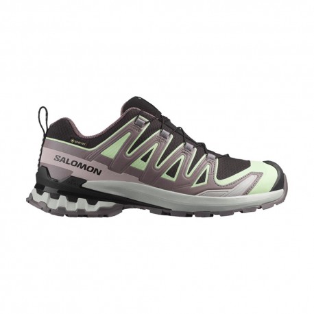 Salomon Xa Pro 3D V9 GORE-TEX Nero Patina Verde Gray V - Scarpe Trekking Donna