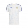 Adidas Originals T-Shirt Argentina Con Stampa All Over Bianco Uomo