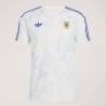 Adidas Originals T-Shirt Argentina Con Stampa All Over Bianco Uomo