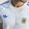 Adidas Originals T-Shirt Argentina Con Stampa All Over Bianco Uomo