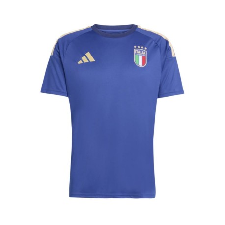 ADIDAS T-Shirt Italia Fan Blu Uomo