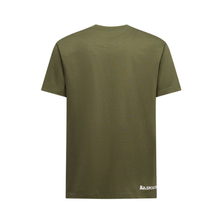 La Sportiva T-Shirt Arrampicata Moon Rock Cypress Chalk Uomo