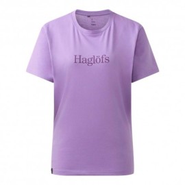 Haglofs T-Shirt Trekking Outsiders Purple Ice Donna
