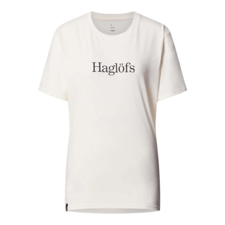 Haglofs T-Shirt Trekking Outsiders Soft Bianco Donna