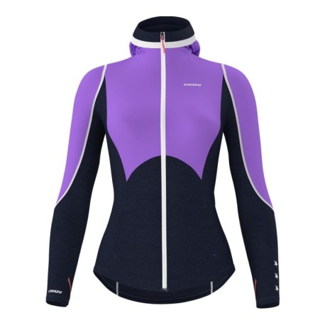 Crazy Felpa Trekking Exit Light Aster-Blue Donna