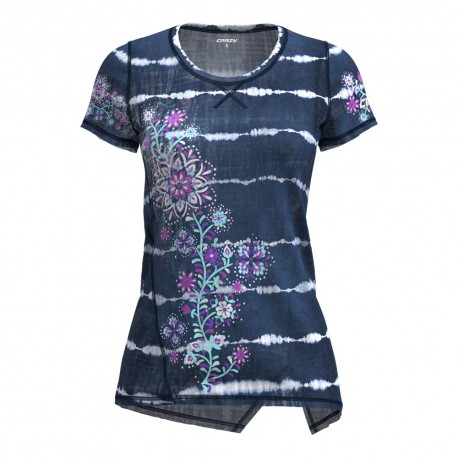 Crazy T-Shirt Trekking Aloha Tie Dye Donna