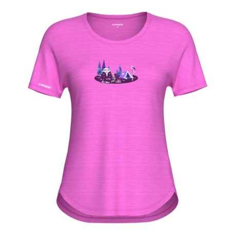 Crazy T-Shirt Trekking Exit Blossom Donna