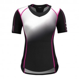 Crazy T-Shirt Trekking Oxygen Pop-Nero Donna