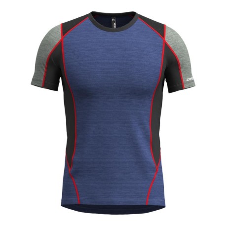 Crazy T-Shirt Trekking Viper Slate-Nero Uomo