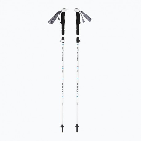 Gabel Bastoncini Trekking Fr-3 Ef Lite 105-125Cm Bianco