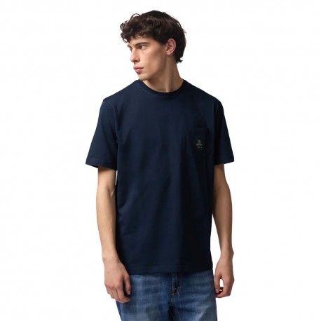Refrigiwear T-Shirt Pierce C Taschino Blu Uomo