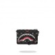 Sprayground Pochette Peeking Character Check Nero