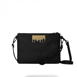 Sprayground Pochette Oro Brick Luxe Nero