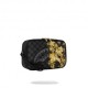 Sprayground Pochette Gold Floral Nero