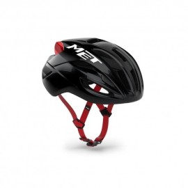Met Casco Bici Rivale Mips Nero Rosso Glossy