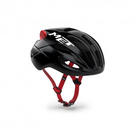 Met Casco Bici Rivale Mips Nero Rosso Glossy