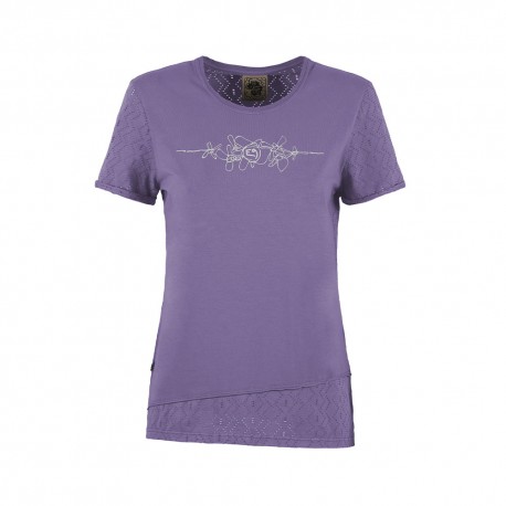E9 T-Shirt Arrampicata Bonny Wisteria Donna