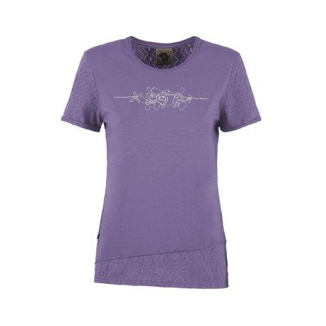 E9 T-Shirt Arrampicata Bonny Wisteria Donna