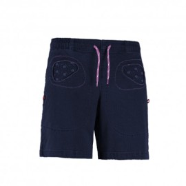 E9 Pantaloni Corti Arrampicata Onda Denim Blue Donna