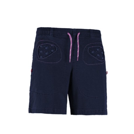 E9 Pantaloni Corti Arrampicata Onda Denim Blue Donna