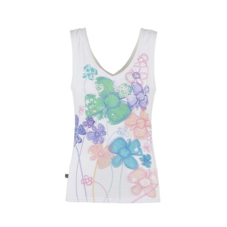 E9 Canotta Arrampicata Nancy Bianco Donna