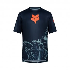 Fox T-Shirt Mtb Ranger Image Print Arc Blu Uomo