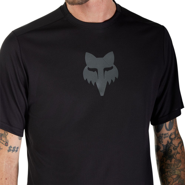 Fox T-Shirt Mtb Ranger Fox Head Nero Uomo