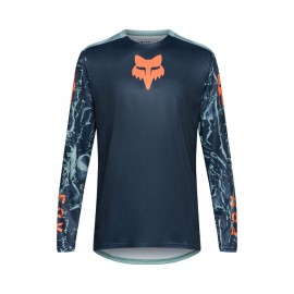 Fox Maglia Mtb Ranger Image Print Arc Blu Uomo